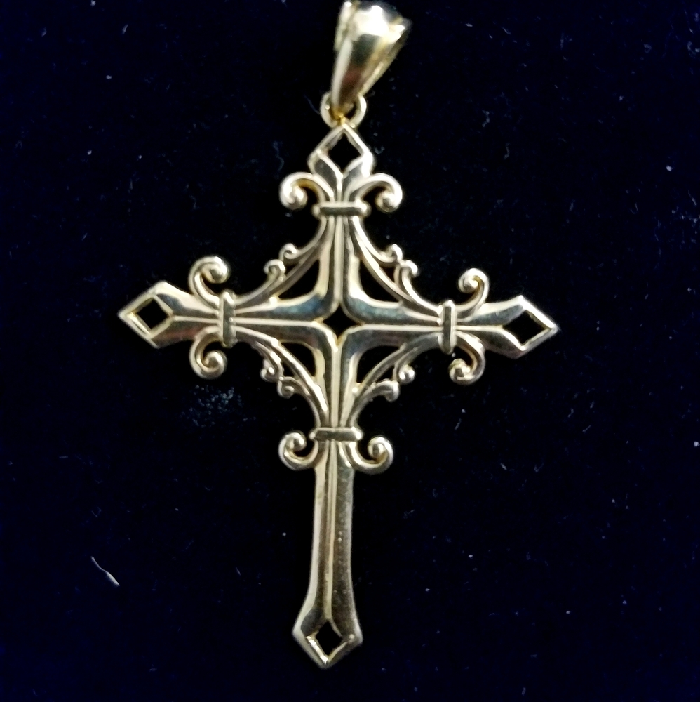 14k Gold Cross